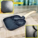 2 Hole egg and grill pan