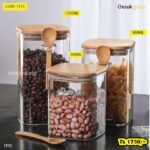 Glass Jar with Wooden spoon (1275)