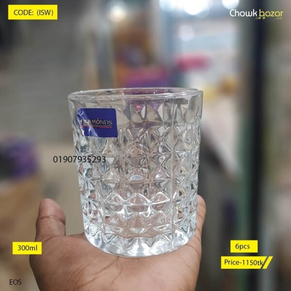 6 pcs Glass Mug (ISW) - Image 1