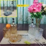 Glass bathroom set- 3 pcs