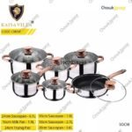 Kaisa villa Stainless Steel Cookware Set with Lid- KV6602