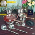 Kaisa villa stainless steel cooking set- 12 pcs- KV 6636