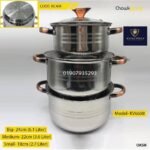 Kaisa villa stainless steel cooking set- 6 Pcs- kv6608