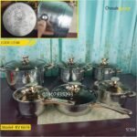 Kaisa villa stainless steel cooking set- 12 pcs