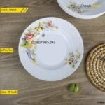 Kamals ceramic dinner plate set- 6 pcs