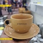 Monno ceramic cup set with saucer