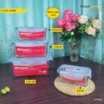 Niyama oven proof glass box set- 4 pcs