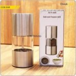 Stainless steel pepper grinder