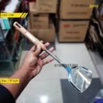 Stainless steel long spoon with wooden handle