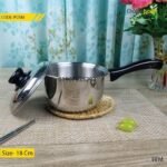 Stainless steel milkpan- 18 cm