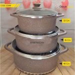 Jio Granite cooking 3pcs set big size