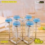 6 Hook Stainless Steel Glass Stand