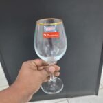 6 Pcs Golden Ring Glass Water Glass (440265) - Image 2