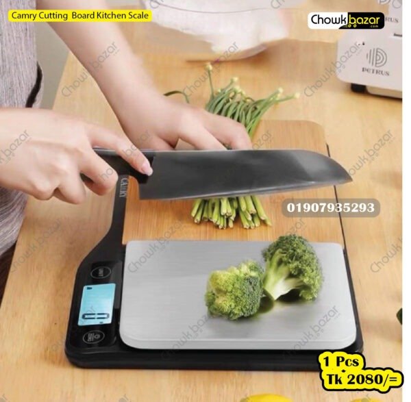 Camry Cutting  Board Kitchen Scale - Image 1