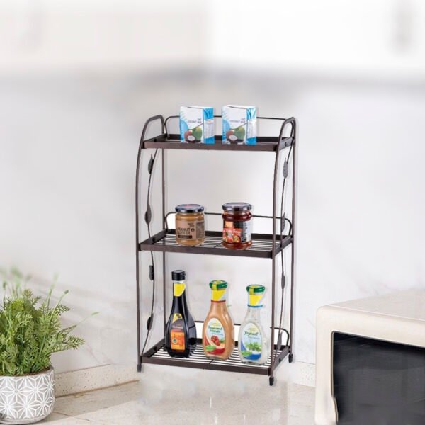 Multi Functional 3 Tier  Corner Shelf Rack - Image 1