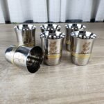 6 Pcs Stainless Steel Indian Water Glass Set