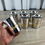 6 Pcs Stainless Steel Indian Water Glass Set - Image 4