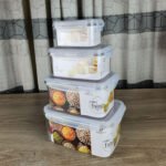 4 pcs Acrylic Food Container (Anj-01) - Image 3