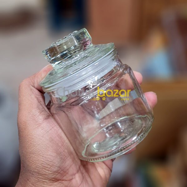 Airtight Glass Jar With Glass Lid 00612 - Image 1