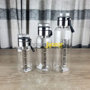 Sports Water Bottle with Glass Lid 00528