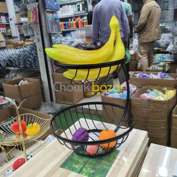 2 Layer Fruit Busket -ANJ 00697 - Image 2