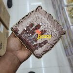 260ml Square Ice Dew Glass Plate 00728 - Image 4