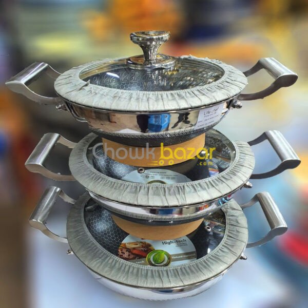316 Grade Honeycomb Korai With Lid 00692 - Image 5
