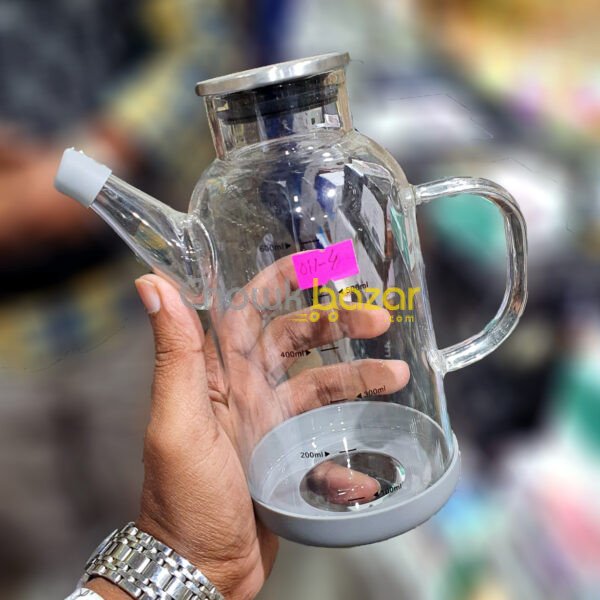 600ml Glass Oil pot 00615 - Image 1