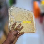 Golden Glass Serving Tray 00732