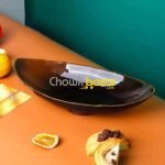Oval Design Glass Serving Plate 00731