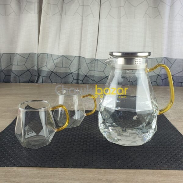Diamond Cut Water Jug set 00745 - Image 1
