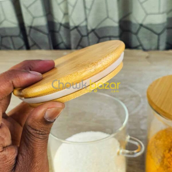 3pcs Airtight Jar set With Spoon - AH 00844 - Image 2