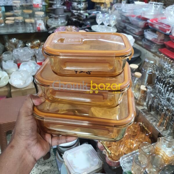 3pcs Oven Proof Airtight Bati Set 49-8 00843 - Image 3