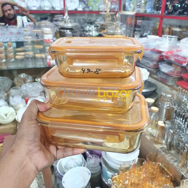 3pcs Oven Proof Airtight Bati Set 49-8 00843 - Image 4