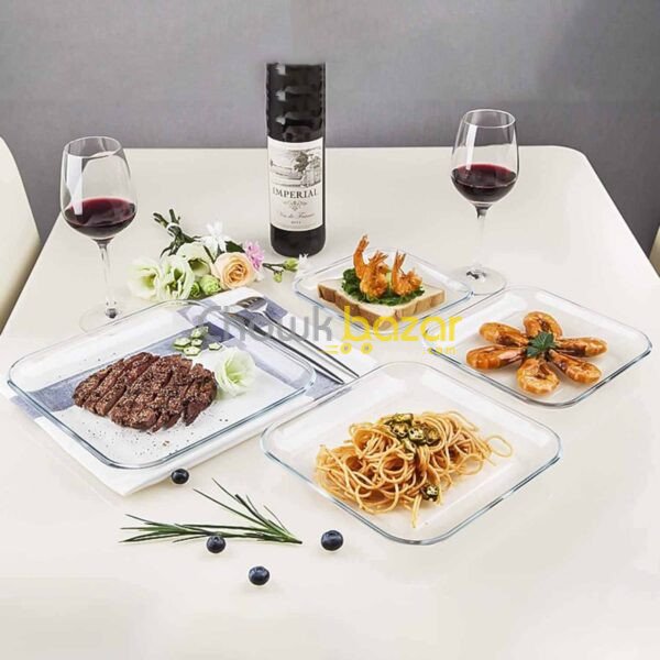Niyama 4pcs Square Shape Serving Plate - Image 1