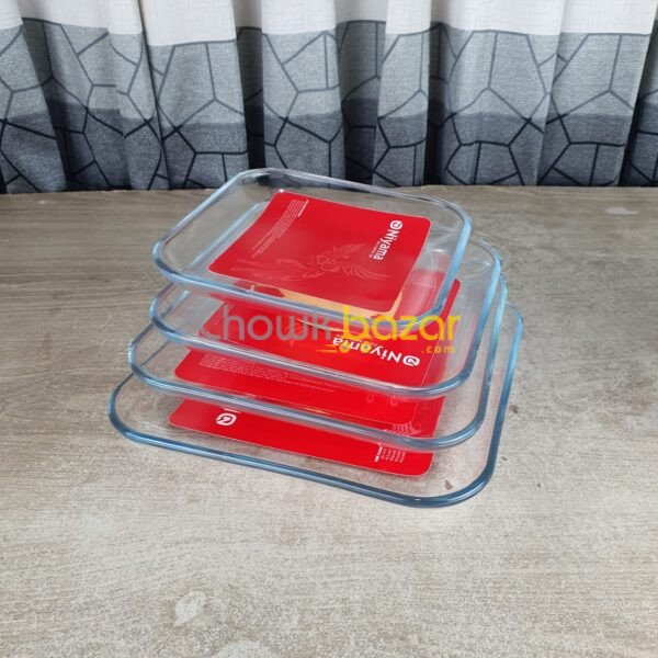 Niyama 4pcs Square Shape Serving Plate - Image 3