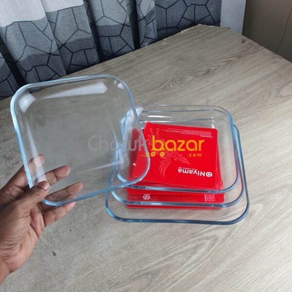 Niyama 4pcs Square Shape Serving Plate - Image 2