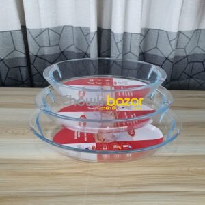 3pcs Oval Serving Dish Two Handle 00866