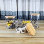 3pcs Tea Coffee Sugar Airtight Jar set - AH 00846