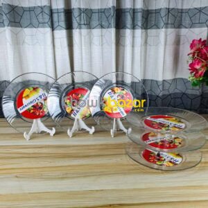 10.5 inch H&S Transparent Dinner plate 00893