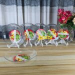 9 inch H&S Transparent Dinner plate 00892