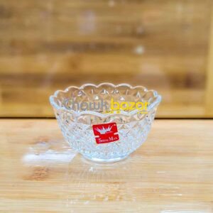 Diamond Design Flower Dessert Bati Transparent 00910