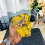 300ml Glass Mug Flower HDV 00915 - Image 5
