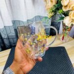 300ml Glass Mug Flower HDV 00915 - Image 3